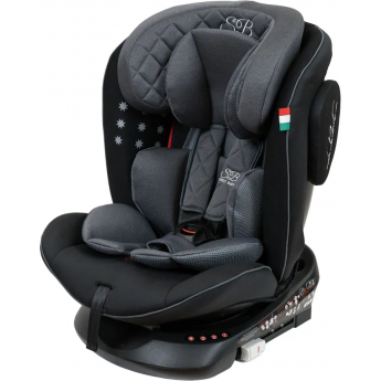 Автокресло поворотное группа 0123 (0-36) SWEET BABY RANGER 360 ISOFIX Pirate Black