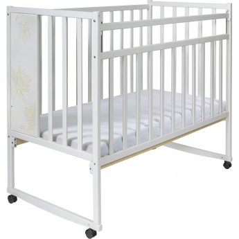 Детская кроватка SWEET BABY ALESSIA Bianco (белый) колесо-качалка Детская кроватка SWEET BABY ALESSIA Bianco (белый) колесо-качалка