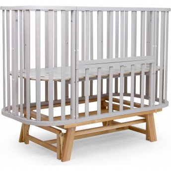 Детская кроватка SWEET BABY BAROCCO Grigio/Naturale (серый/натуральный) с маятником Детская кроватка SWEET BABY BAROCCO Grigio/Naturale (серый/натуральный) с маятником