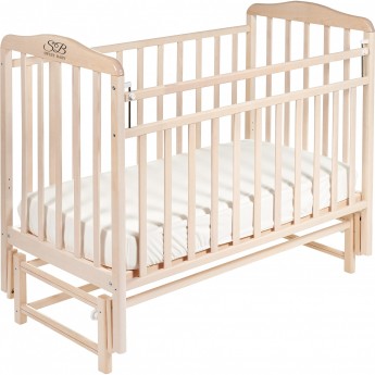 Детская кроватка SWEET BABY FLAVIO Bianca (белое облако) с маятником Детская кроватка SWEET BABY FLAVIO Bianca (белое облако) с маятником