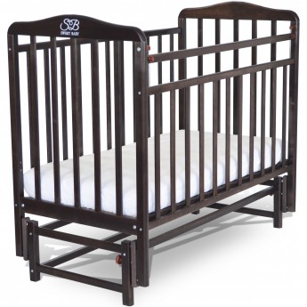 Детская кроватка SWEET BABY FLAVIO Wenge (Венге) с маятником Детская кроватка SWEET BABY FLAVIO Wenge (Венге) с маятником