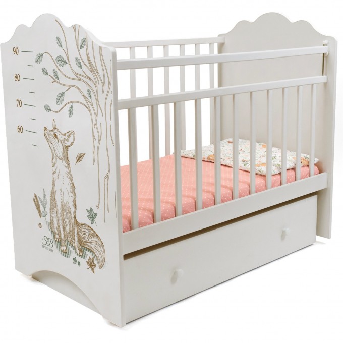 Детская кроватка SWEET BABY MAGICA с маятником Avorio (слоновая кость) 426907