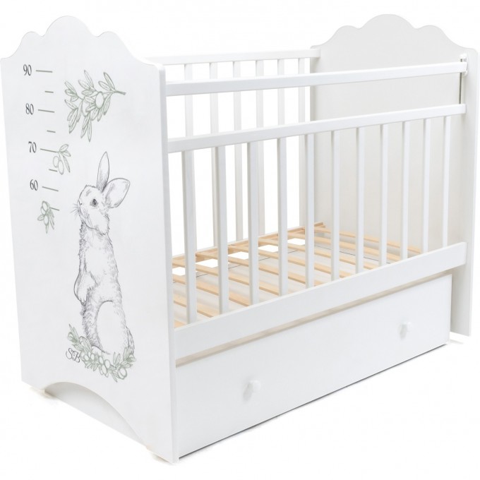 Детская кроватка SWEET BABY MAGICA с маятником Bianco (белое море) 426906