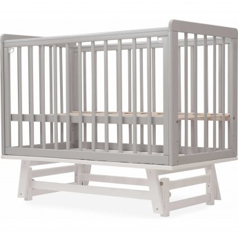 Детская кроватка SWEET BABY PALLADIO Grigio/ Bianco (серый/белый) с маятником Детская кроватка SWEET BABY PALLADIO Grigio/ Bianco (серый/белый) с маятником