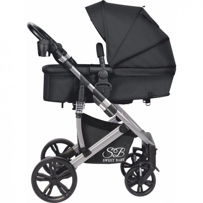 Коляска-трансформер 2в1 SWEET BABY COMFORT Black 426908