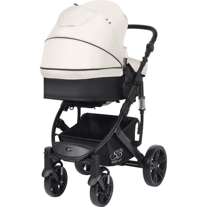 Коляска-трансформер 2в1 SWEET BABY COMFORT Black Beige 426961