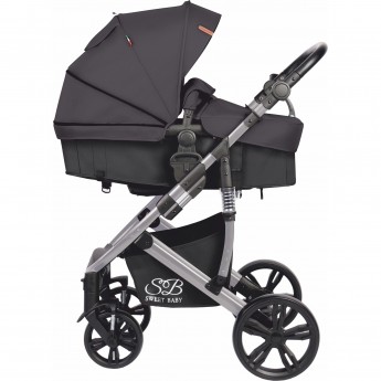 Коляска-трансформер 2в1 SWEET BABY COMFORT Grey