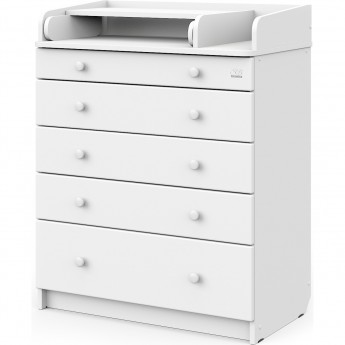 Комод SWEET BABY MARSALA Белый аляска/белый