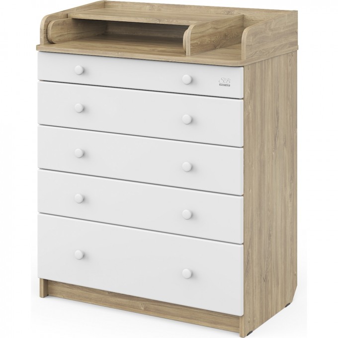 Комод SWEET BABY MARSALA ROVERE Kansas/Bianco 426770