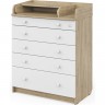 Комод SWEET BABY MARSALA ROVERE Kansas/Bianco 426770