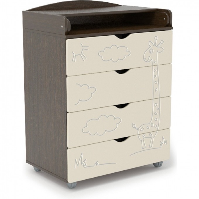 Комод SWEET BABY VENERDI Wenge Avorio (венге+слоновая кость) 382039