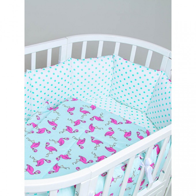 Комплект постельного белья SWEET BABY ФЛАМИНГО 4 предмета 426593