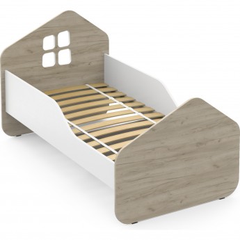 Кровать подростковая SWEET BABY OLIVIA Rovere Grigio Bianco (дуб серый-белый) Кровать подростковая SWEET BABY OLIVIA Rovere Grigio Bianco (дуб серый-белый)