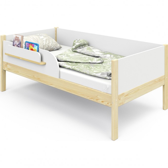 Кровать подростковая SWEET BABY PAOLA Bianco Naturale (белый-натуральный) 426563