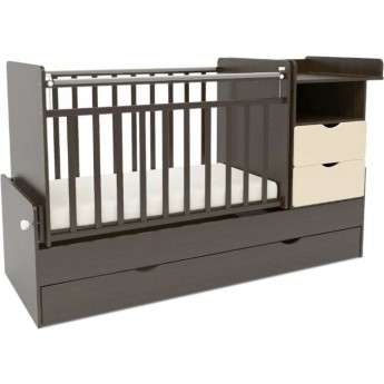 Кровать-трансформер SWEET BABY VALENTINO Wenge Avorio (венге+слоновая кость) 2 коробки Кровать-трансформер SWEET BABY VALENTINO Wenge Avorio (венге+слоновая кость) 2 коробки