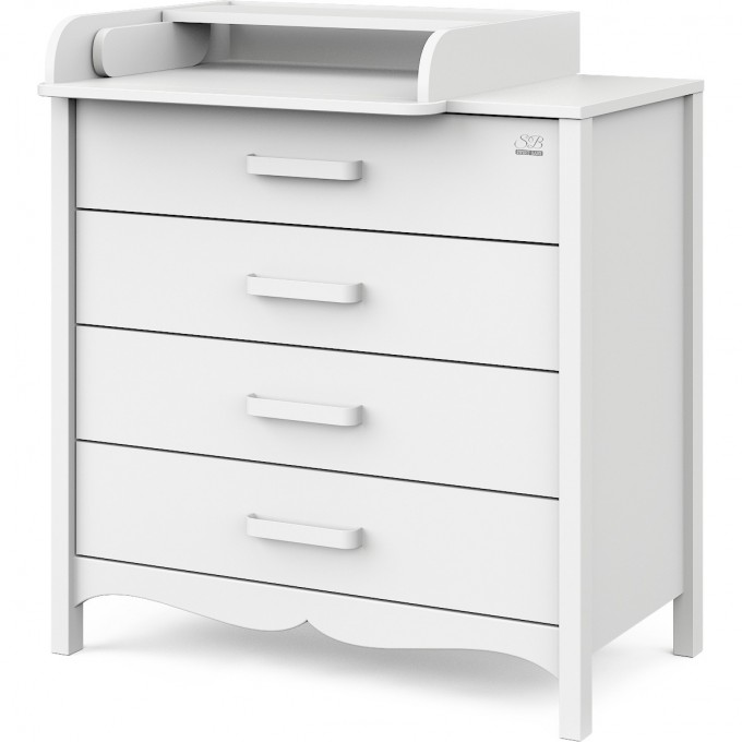 Пеленальный комод SWEET BABY MAESTRO Белый/белый 427035