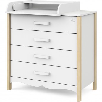 Пеленальный комод SWEET BABY MAESTRO Белый/Натуральный