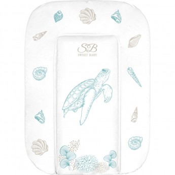 Пеленальный матрасик 48х71 см SWEET BABY SOGNI DA MARE Crema/Oceano (бежевый/бирюзовый) Пеленальный матрасик 48х71 см SWEET BABY SOGNI DA MARE Crema/Oceano (бежевый/бирюзовый)