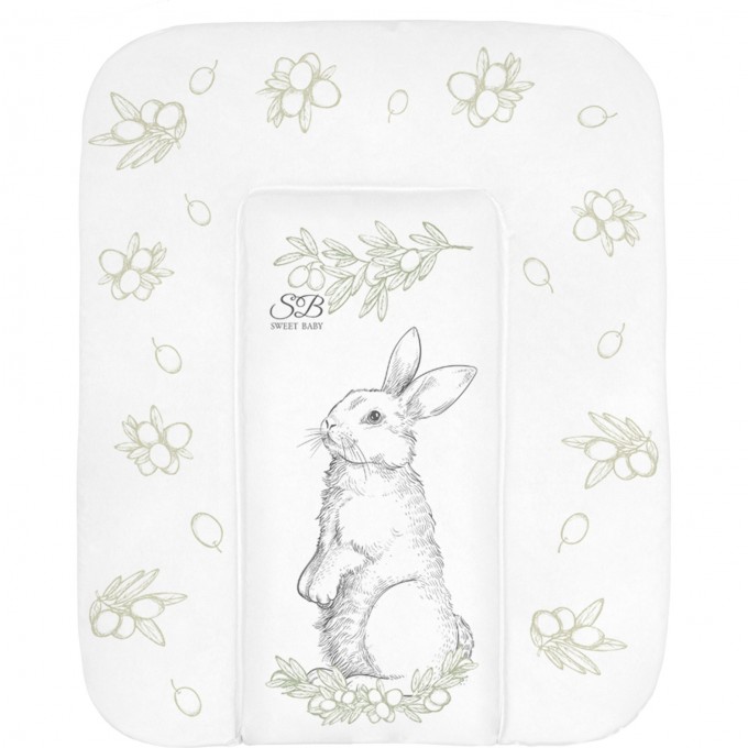 Пеленальный матрасик 58х71 см SWEET BABY FORESTA MAGICA Grigio/Oliva (серый/оливковый) 426913