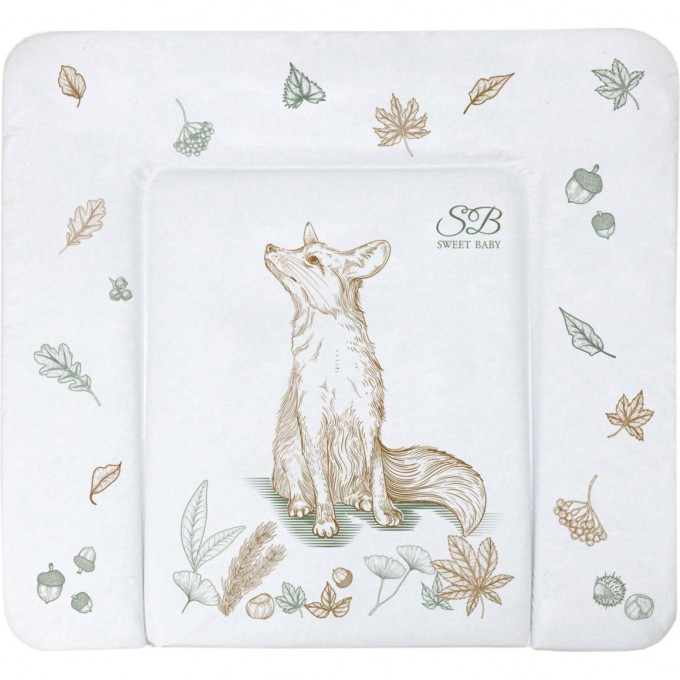 Пеленальный матрасик 71х80 см SWEET BABY FORESTA MAGICA Crema/Arancio (бежевый/оранжевый) 426836