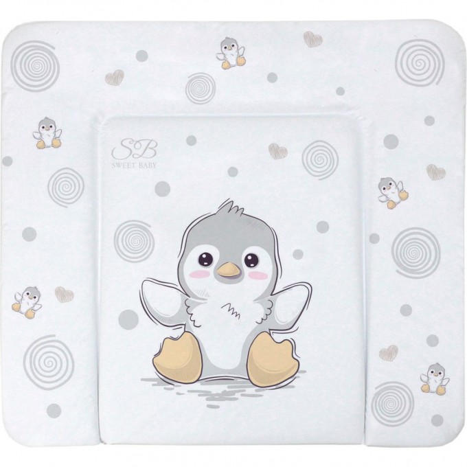 Пеленальный матрасик 71х80 см SWEET BABY PINGUINO Grigio (серый) 426854
