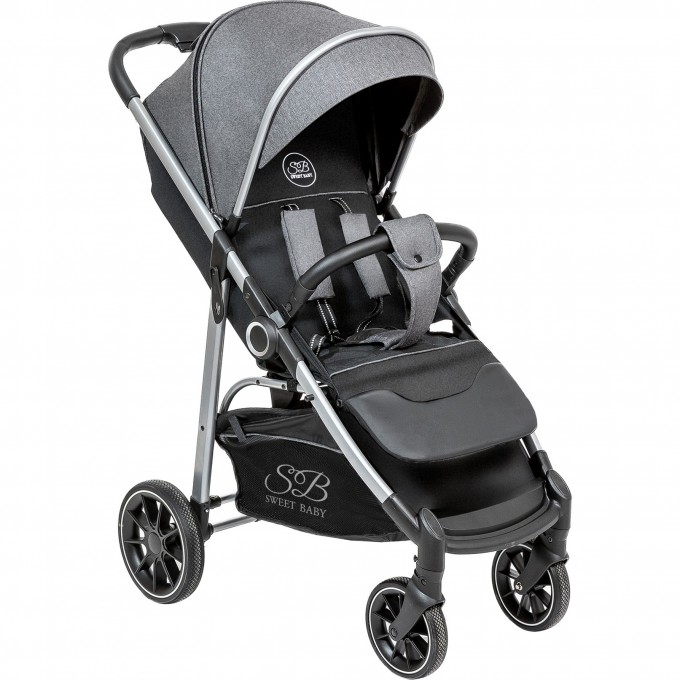 Прогулочная коляска SWEET BABY ARMONIA Black/White 426637