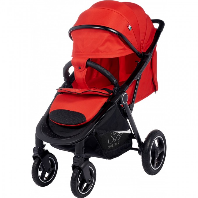 Прогулочная коляска SWEET BABY SUBURBAN COMPATTO Red Neo (Air) 426932