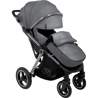 Прогулочная коляска SWEET BABY SUBURBAN COMPATTO Silver Gray (Air) Прогулочная коляска SWEET BABY SUBURBAN COMPATTO Silver Gray (Air)
